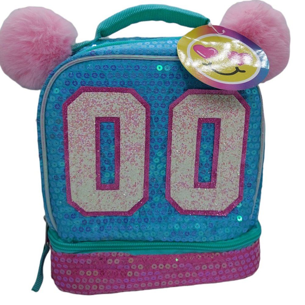 Fast Forward Cheerleading Sequin Lunch Bag NWT